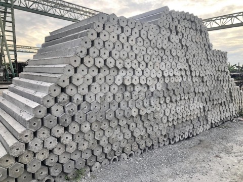 เสาเข็มหกเหลี่ยมอัดทรง